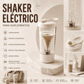 Shaker eléctrico para suplementos.